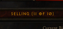 Diablo III - Auction Bug